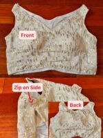 Elegant Sleeveless Sequin Blouse
