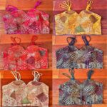 Patchwork Embroidered Straps Blouse
