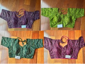 🌸 Big-Sized Traditional Bandhani Print Cotton Blouses 🌸